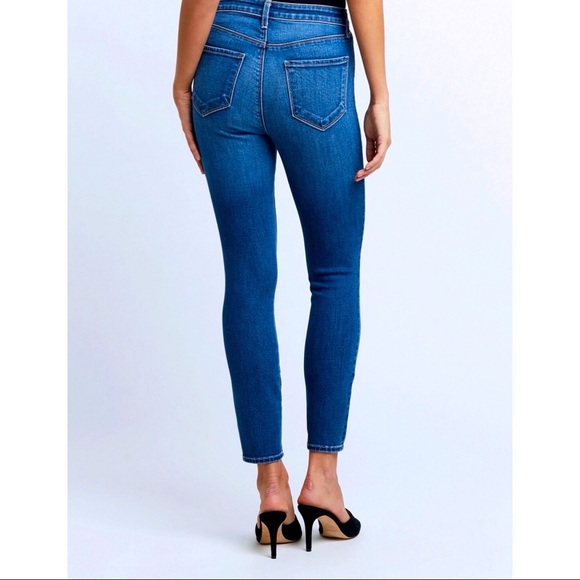 NEW! L'Agence Margot High Rise Skinny Stretch Denim Jeans Blue SZ 25 - Picture 10 of 12